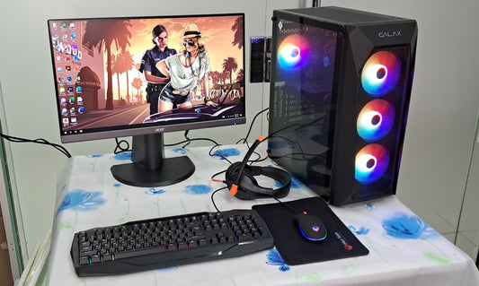 CORE i9 9900K 5.0GHZ, 32GB DDR4 RAM, NVIDIA RTX 2060 6GB GRAPHICS CARD, NEW GAMING 144 HERTZ GALAX WIDE LED SCREEN