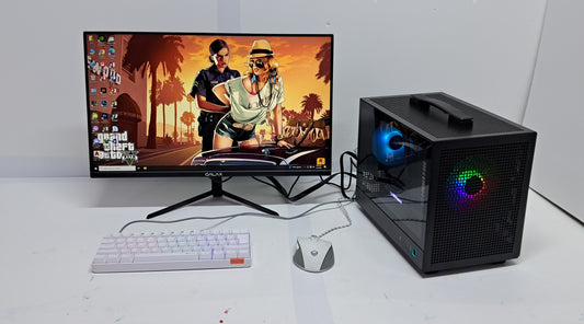 12TH GEN i5 12400F | 32GB DDR4 | RTX 4060 8GB | MECHINIST ITX MOTHERBOARD | 144 HERTZ LED SCREEN