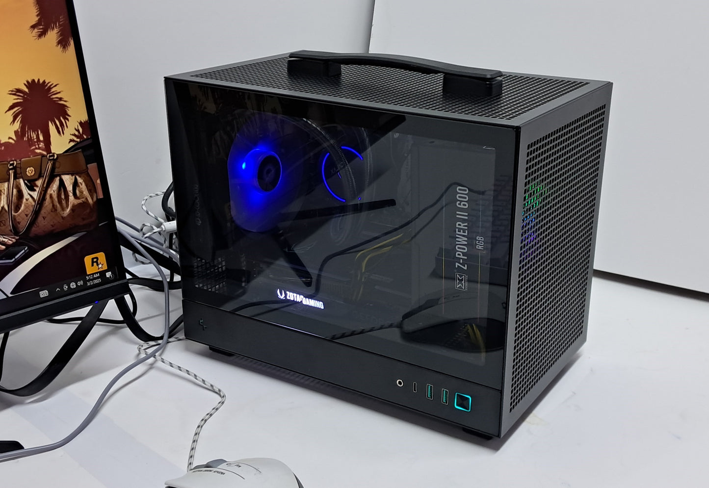 12TH GEN i5 12400F | 32GB DDR4 | RTX 4060 8GB | MECHINIST ITX MOTHERBOARD | 144 HERTZ LED SCREEN