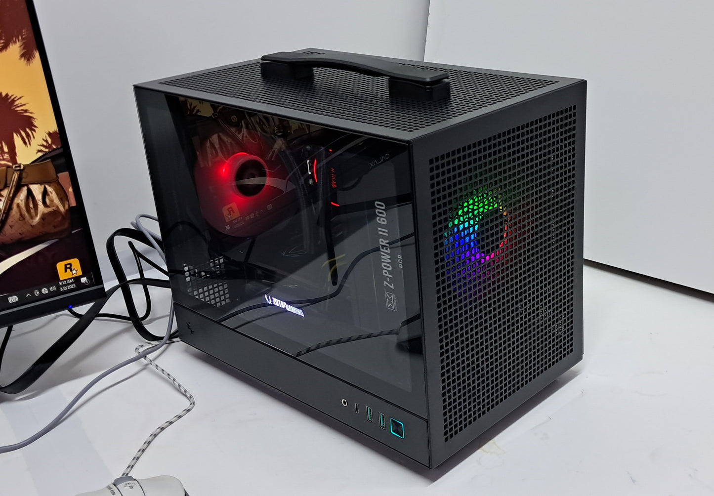 12TH GEN i5 12400F | 32GB DDR4 | RTX 4060 8GB | MECHINIST ITX MOTHERBOARD | 144 HERTZ LED SCREEN